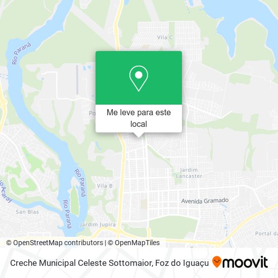 Creche Municipal Celeste Sottomaior mapa