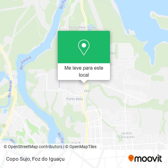 Copo Sujo mapa