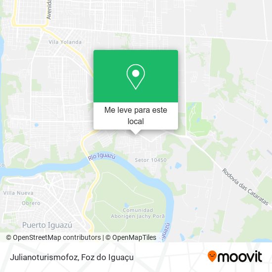 Julianoturismofoz mapa
