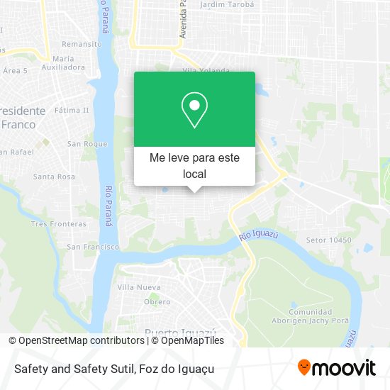 Safety and Safety Sutil mapa