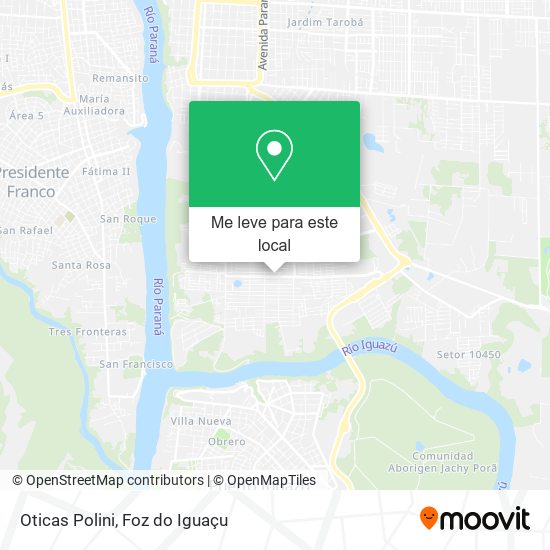 Oticas Polini mapa