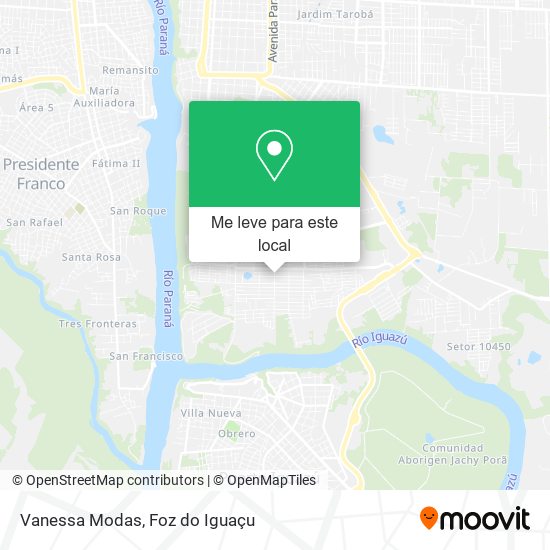 Vanessa Modas mapa