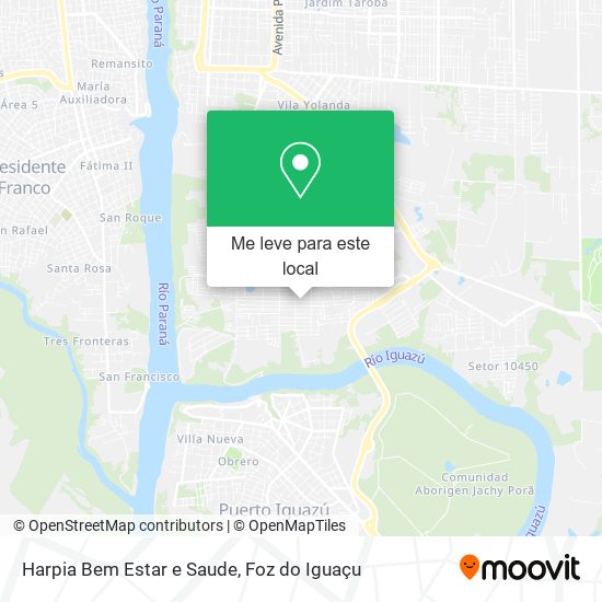 Harpia Bem Estar e Saude mapa