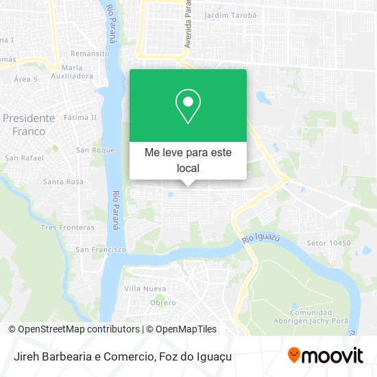 Jireh Barbearia e Comercio mapa