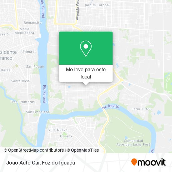 Joao Auto Car mapa