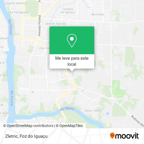 Zletric mapa