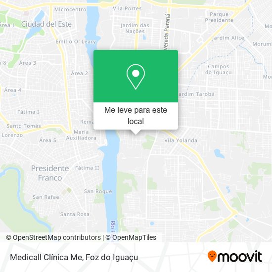Medicall Clínica Me mapa