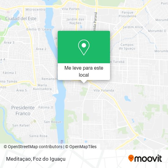 Meditaçao mapa