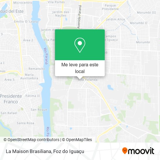 La Maison Brasiliana mapa
