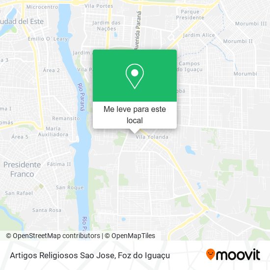 Artigos Religiosos Sao Jose mapa