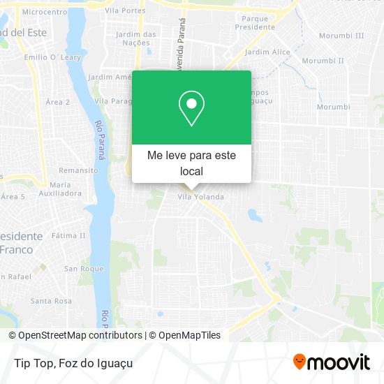Tip Top mapa