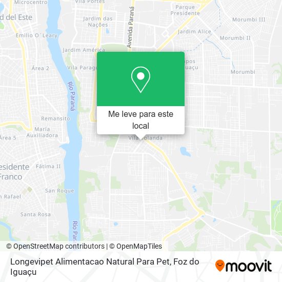 Longevipet Alimentacao Natural Para Pet mapa