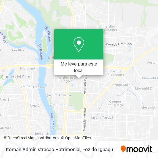 Itoman Administracao Patrimonial mapa