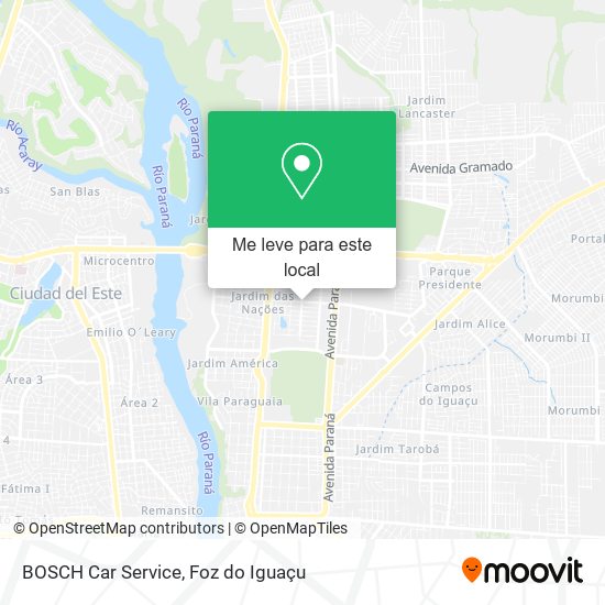BOSCH Car Service mapa