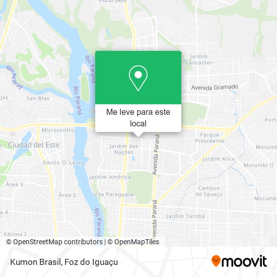 Kumon Brasil mapa