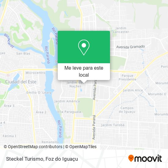 Steckel Turismo mapa