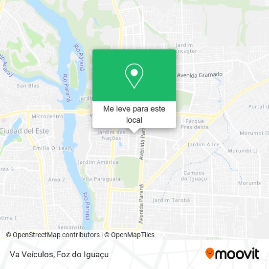 Va Veículos mapa
