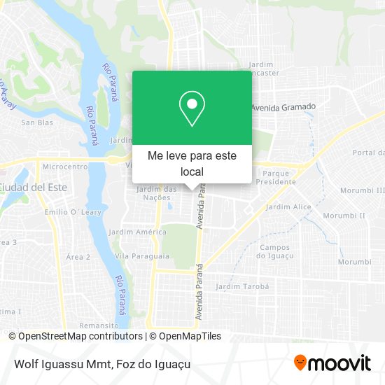 Wolf Iguassu Mmt mapa