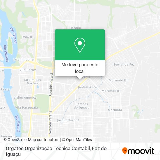 Orgatec Organização Técnica Contábil mapa