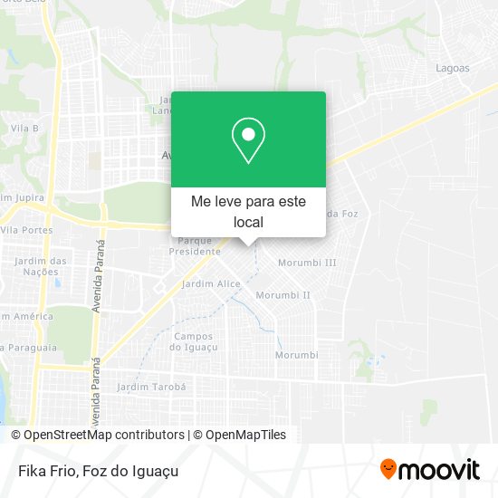Fika Frio mapa