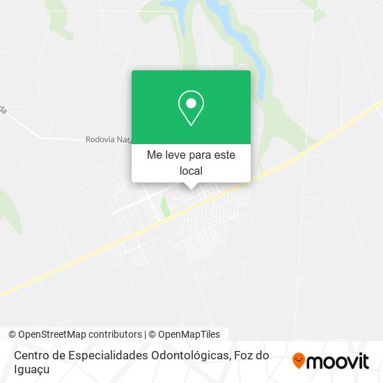 Centro de Especialidades Odontológicas mapa