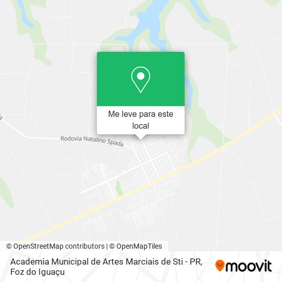 Academia Municipal de Artes Marciais de Sti - PR mapa