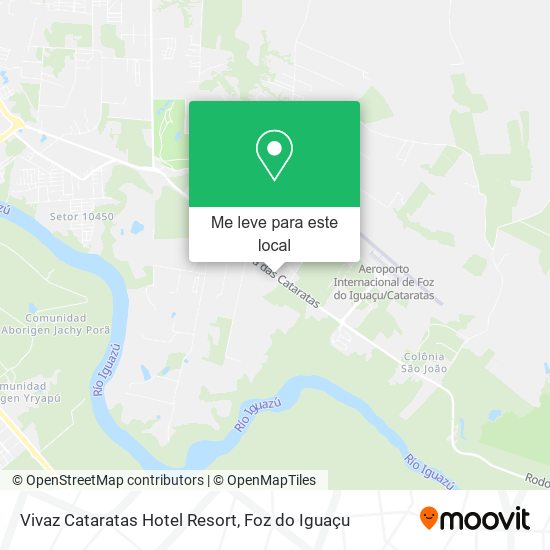 Vivaz Cataratas Hotel Resort mapa