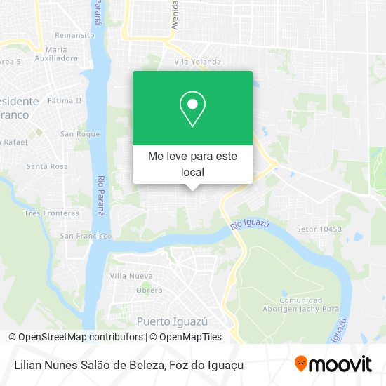 Lilian Nunes Salão de Beleza mapa