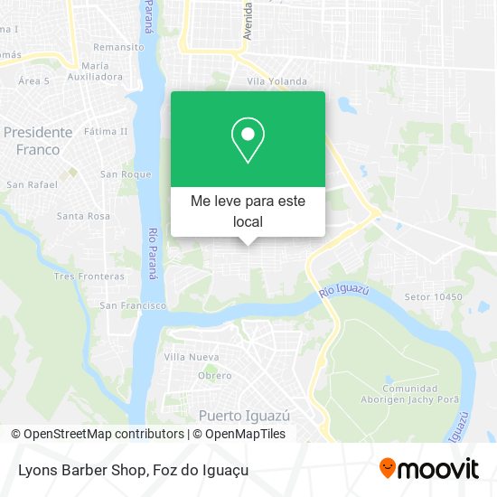 Lyons Barber Shop mapa