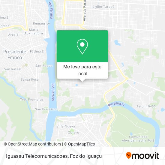 Iguassu Telecomunicacoes mapa