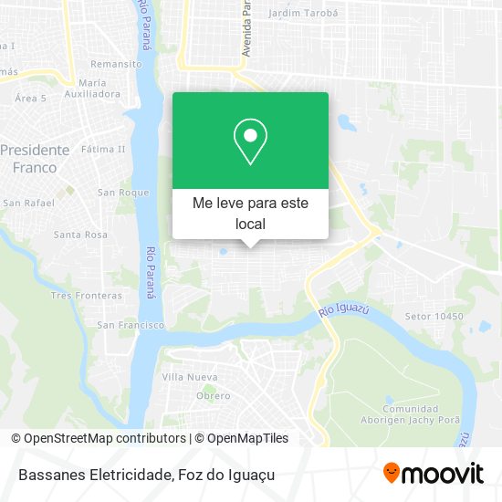 Bassanes Eletricidade mapa