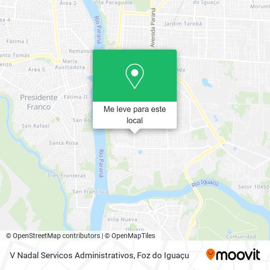 V Nadal Servicos Administrativos mapa