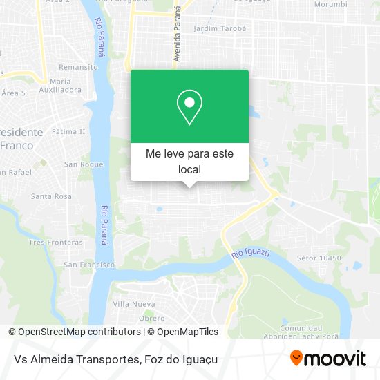 Vs Almeida Transportes mapa