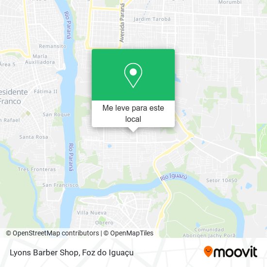 Lyons Barber Shop mapa