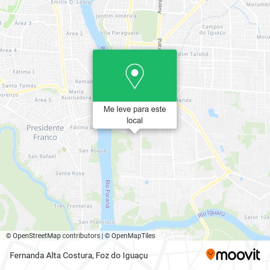 Fernanda Alta Costura mapa