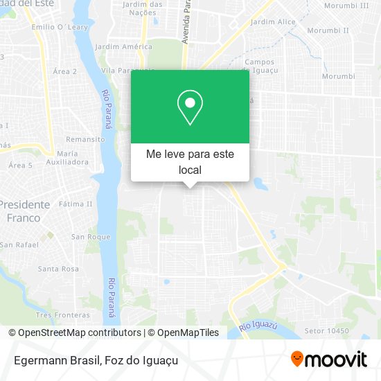 Egermann Brasil mapa