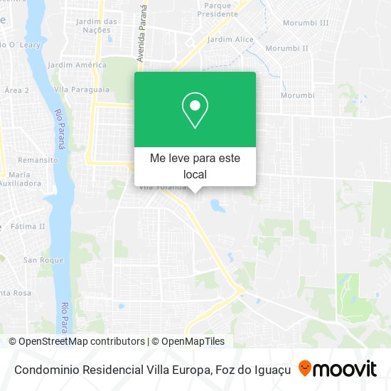 Condominio Residencial Villa Europa mapa