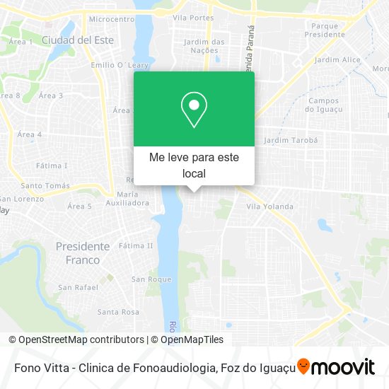 Fono Vitta - Clinica de Fonoaudiologia mapa