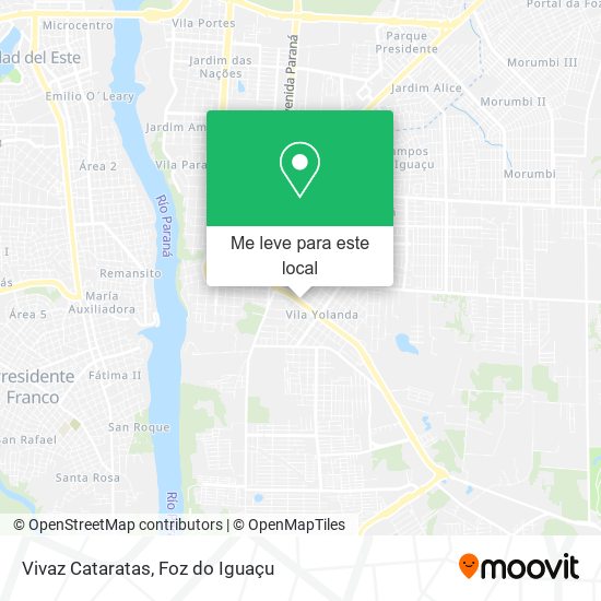 Vivaz Cataratas mapa