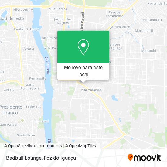 Badbull Lounge mapa