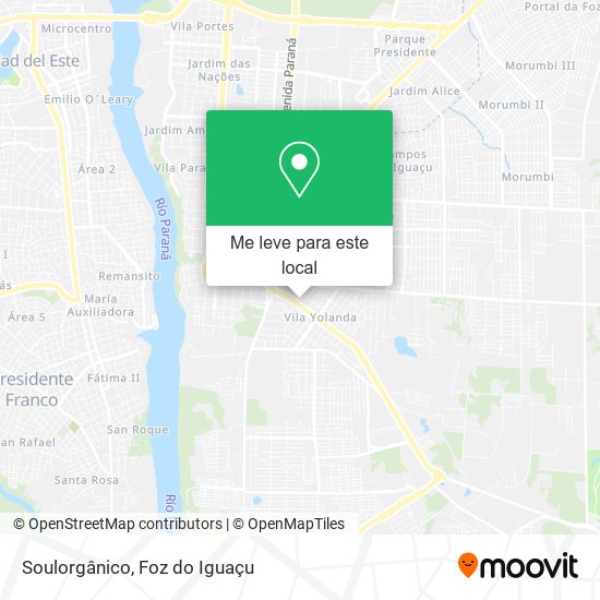 Soulorgânico mapa