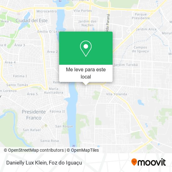 Danielly Lux Klein mapa