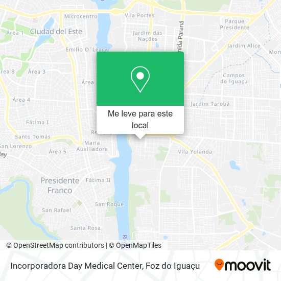 Incorporadora Day Medical Center mapa