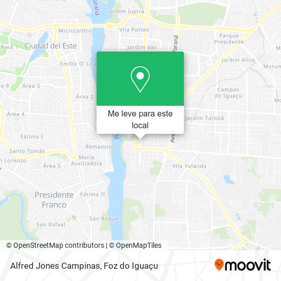 Alfred Jones Campinas mapa