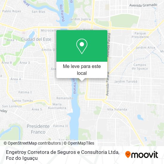 Engetroy Corretora de Seguros e Consultoria Ltda mapa