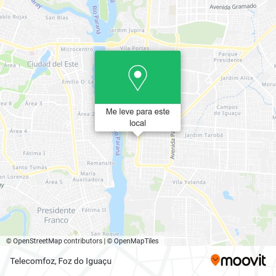 Telecomfoz mapa