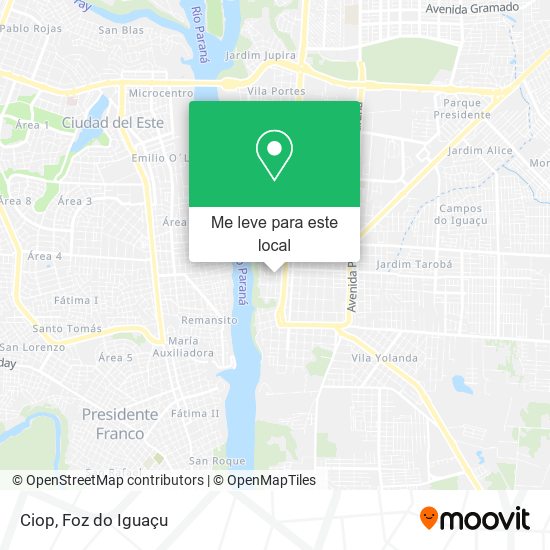 Ciop mapa