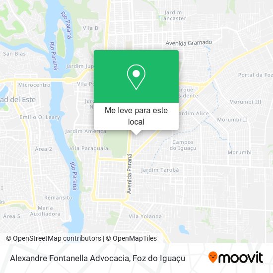 Alexandre Fontanella Advocacia mapa