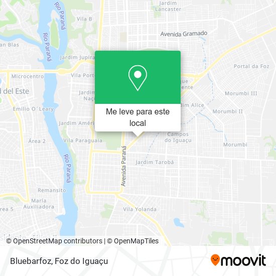 Bluebarfoz mapa