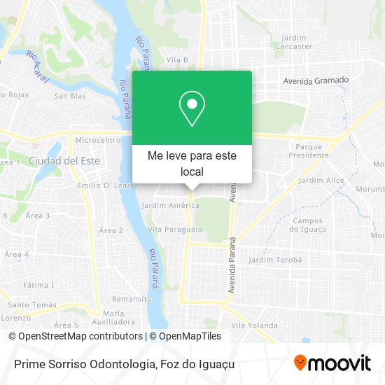 Prime Sorriso Odontologia mapa